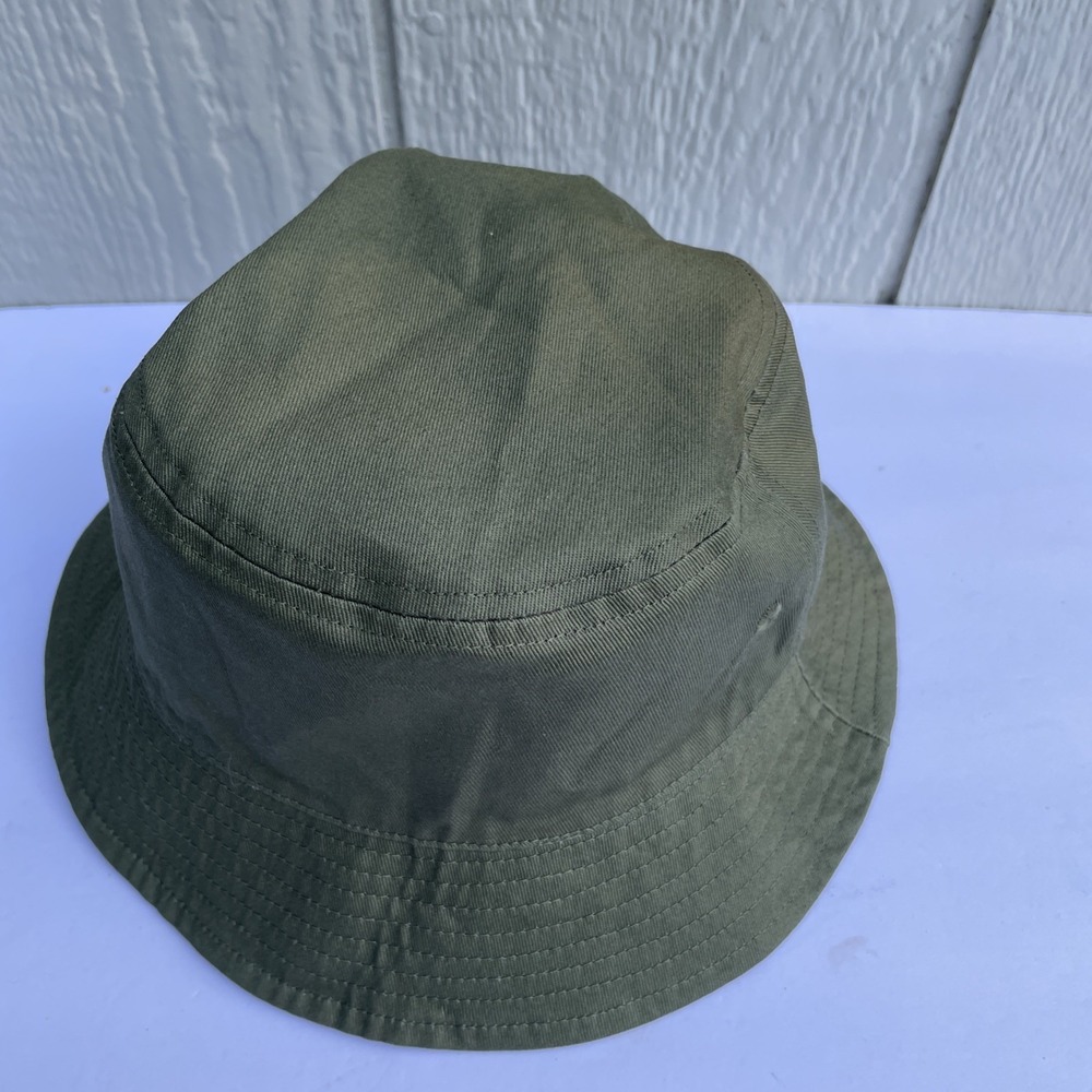 Dixxon Bucket Hat mens One size Green CAMO Reversible outdoor camping Hiking Log - Picture 9 of 11
